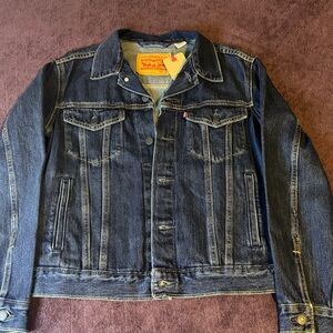 Levi's Men's Dark Blue Denim Jacket